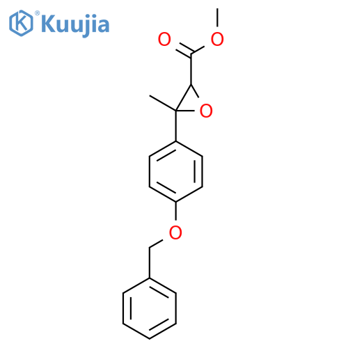 Methyl 3-methyl-3-(4-phenylmethoxyphenyl)oxirane-2-carboxylate structure