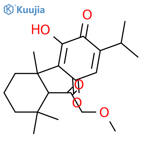 7,11-Dihydroxy-7,8-seco-9(11),13-abietadiene-6,8,12-trione; 7-Me ether structure
