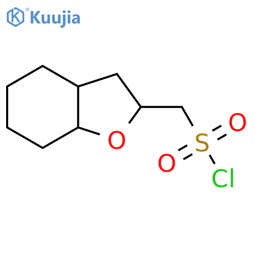 (Octahydro-1-benzofuran-2-yl)methanesulfonyl chloride structure