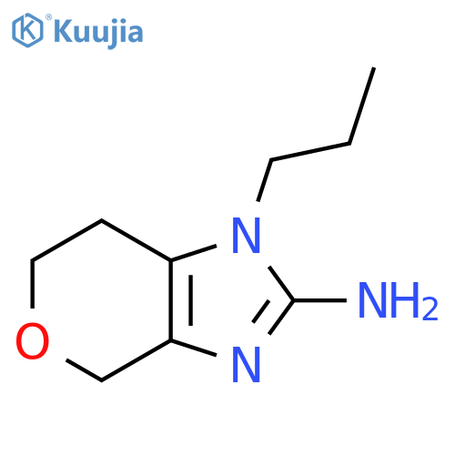 1-Propyl-1H,4H,6H,7H-pyrano[3,4-d]imidazol-2-amine structure