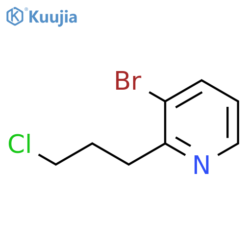 Pyridine, 3-bromo-2-(3-chloropropyl)- structure