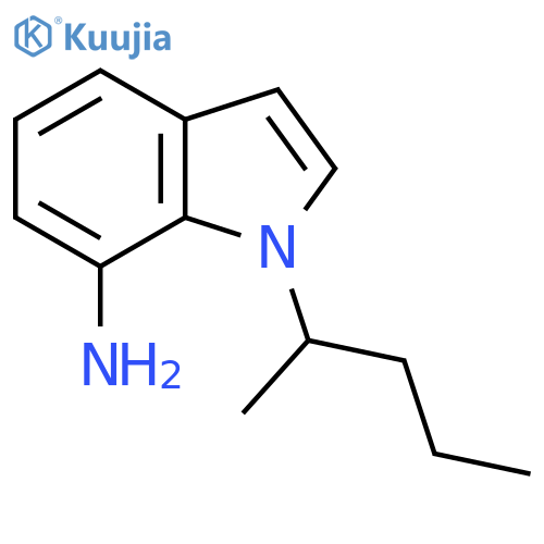 1-(pentan-2-yl)-1H-indol-7-amine structure