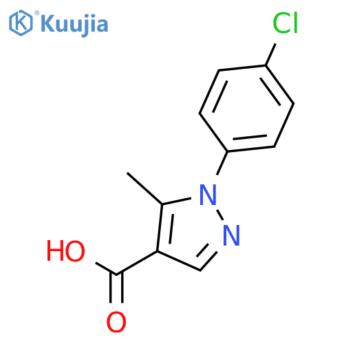 1-(4-Chlorophenyl)-5-methyl-1H-pyrazole-5-carboxylic Acid structure