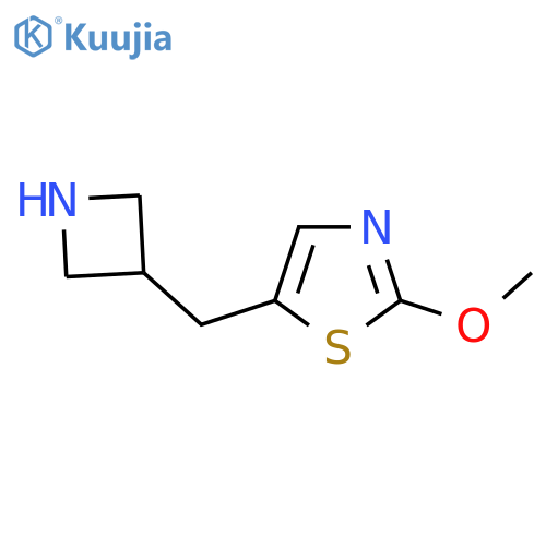 5-[(Azetidin-3-yl)methyl]-2-methoxy-1,3-thiazole structure