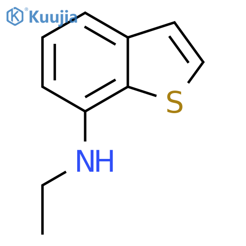 N-Ethyl-1-benzothiophen-7-amine structure