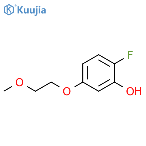 2-fluoro-5-(2-methoxyethoxy)phenol structure