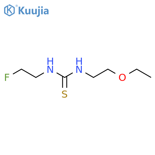 1-(2-ethoxyethyl)-3-(2-fluoroethyl)thiourea structure