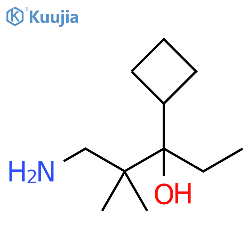 Cyclobutanemethanol, α-(2-amino-1,1-dimethylethyl)-α-ethyl- structure