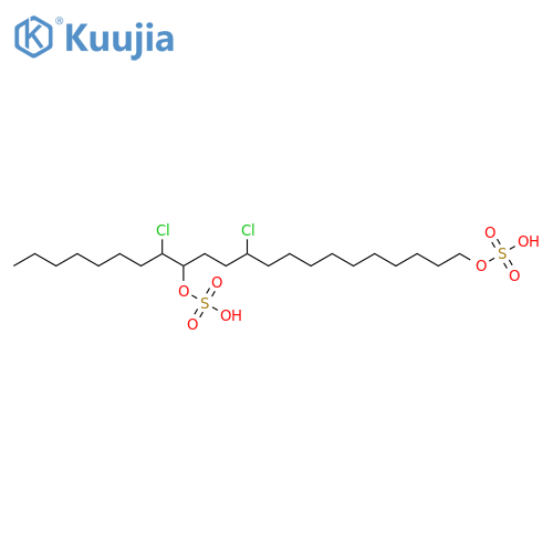 2,2,11,13,15,16-Hexachloro-1,14-docosanediol; (11S,13R,14S,15S,16R)-form, 2,2,13,16-Tetradechloro, di-O-sulfate structure