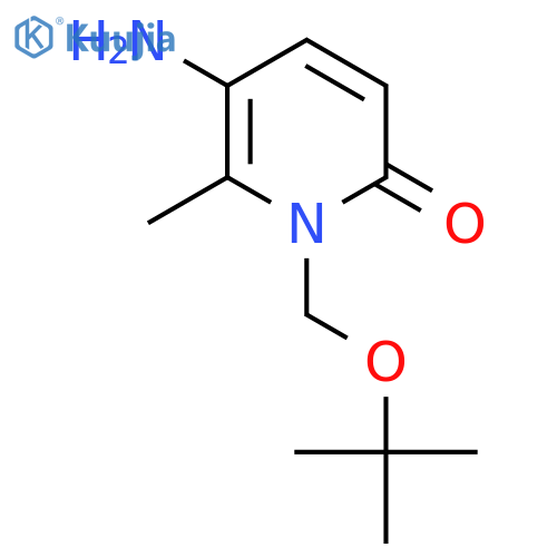 5-Amino-1-[(tert-butoxy)methyl]-6-methyl-1,2-dihydropyridin-2-one structure