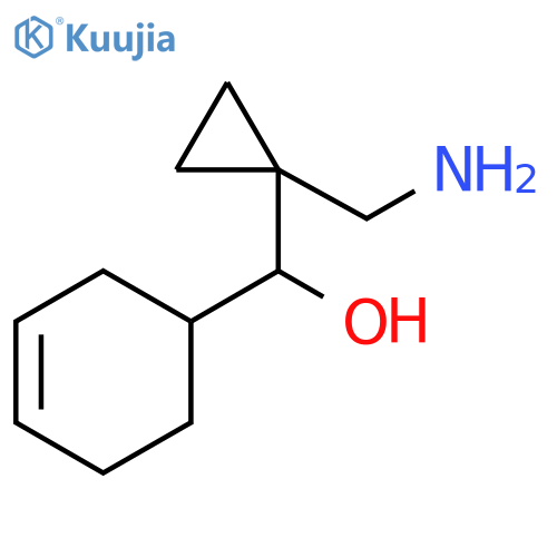 3-Cyclohexene-1-methanol, α-[1-(aminomethyl)cyclopropyl]- structure