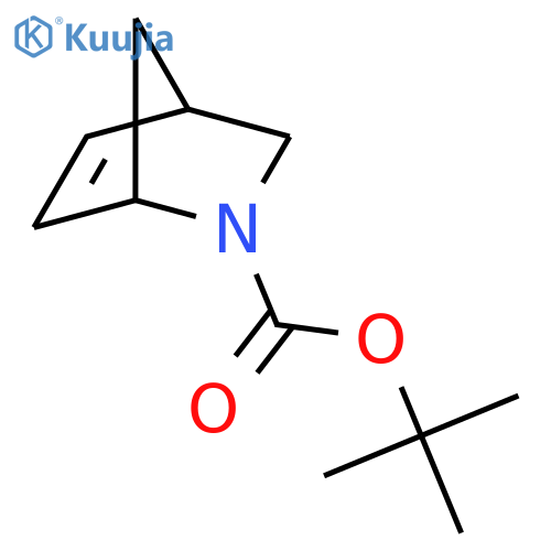 tert-butyl 2-azabicyclo[2.2.1]hept-5-ene-2-carboxylate structure