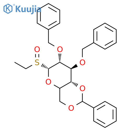 Ethyl 2,3-Di-O-benzyl-4,6-O-benzylidene-1-deoxy-1-thio-a-D-mannopyranoside S-Oxide structure