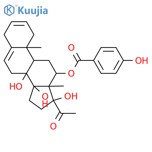 8,12,14,17-Tetrahydroxypregna-2,5-dien-20-one; (8β,12β,14β,17β)-form, 12-O-(4-Hydroxybenzoyl) structure