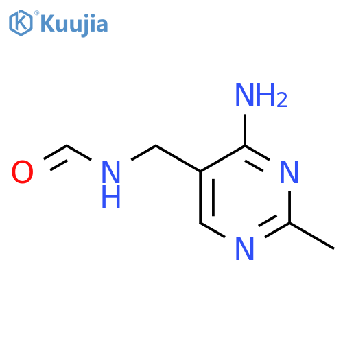 4-Amino-5-(formamidomethyl)-2-methylpyrimidine structure