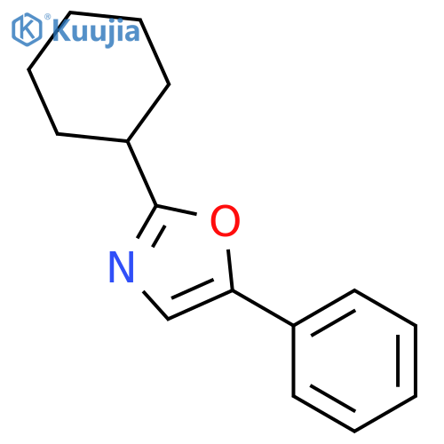 2-Cyclohexyl-5-phenyloxazole structure