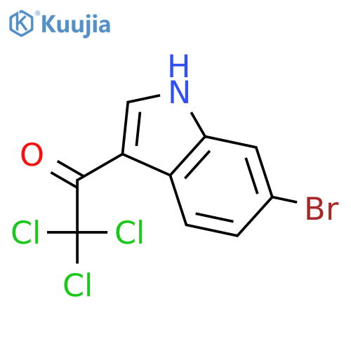 1-(6-BROMO-1H-INDOL-3-YL)-2,2,2-TRICHLORO-ETHANONE,97% structure