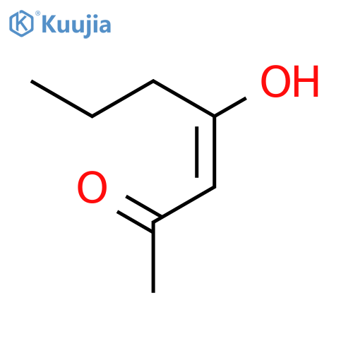3-Hepten-2-one,4-hydroxy- structure