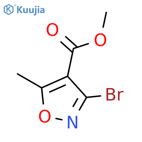 methyl 3-bromo-5-methyl-1,2-oxazole-4-carboxylate structure