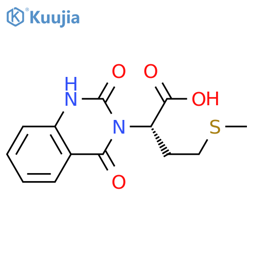 (2S)-2-(2,4-dioxo-1H-quinazolin-3-yl)-4-methylsulfanylbutanoic acid structure