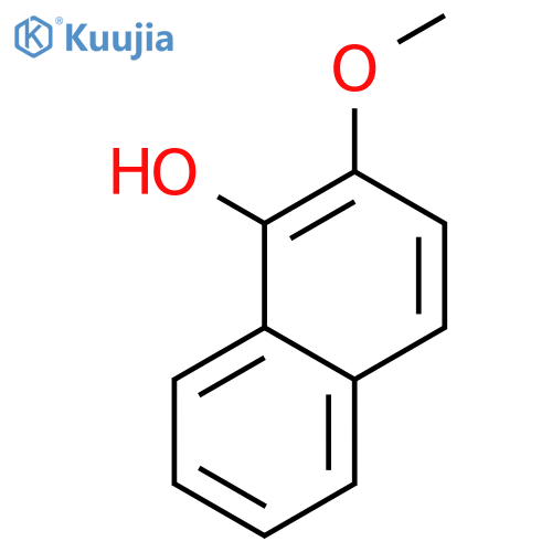 1-Naphthalenol, 2-methoxy- structure