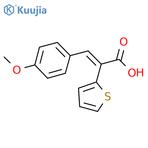 (2Z)-3-(4-METHOXYPHENYL)-2-THIEN-2-YLACRYLIC ACID structure