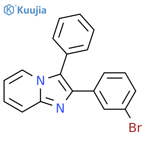 2-(3-Bromophenyl)-3-phenylimidazo[1,2-a]pyridine structure