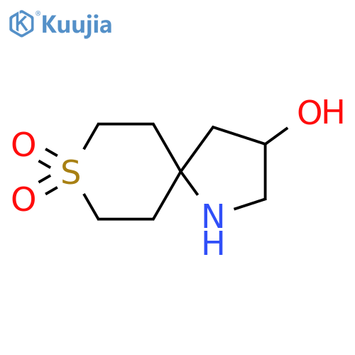 3-hydroxy-8lambda6-thia-1-azaspiro4.5decane-8,8-dione structure