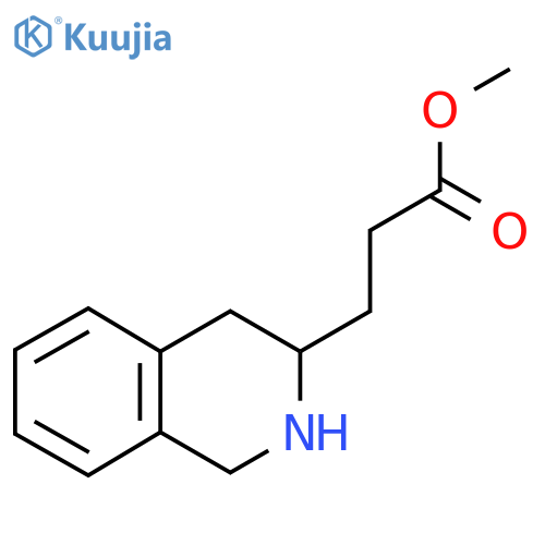Methyl 3-(1,2,3,4-tetrahydroisoquinolin-3-yl)propanoate structure