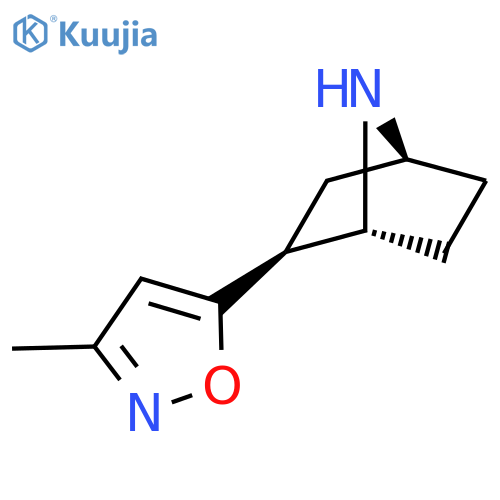 7-Azabicyclo[2.2.1]heptane,2-(3-methyl-5-isoxazolyl)-, (1R,2S,4S)-rel- structure