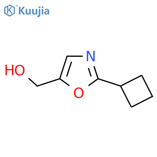 (2-Cyclobutyl-1,3-oxazol-5-yl)methanol structure