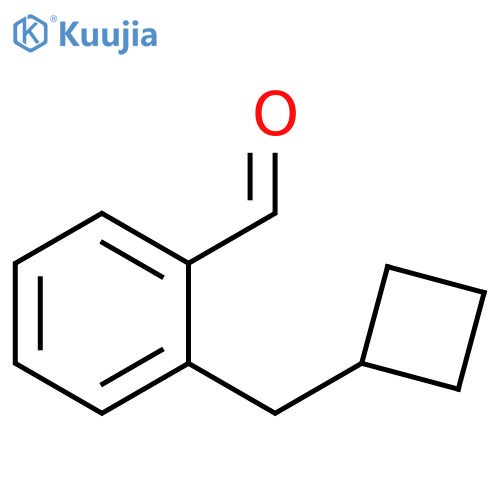 2-(cyclobutylmethyl)benzaldehyde structure