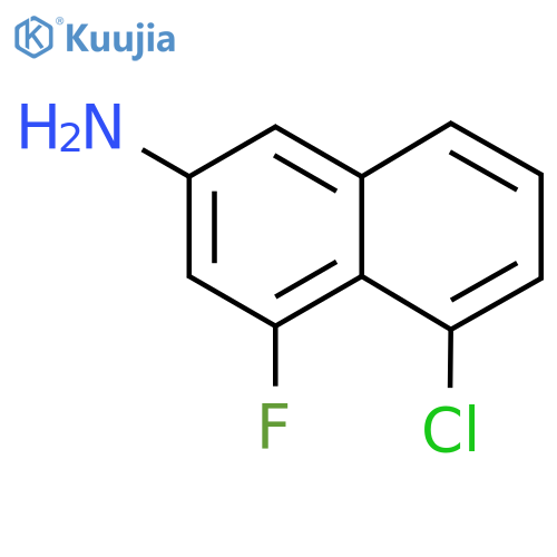 5-Chloro-4-fluoronaphthalen-2-amine structure