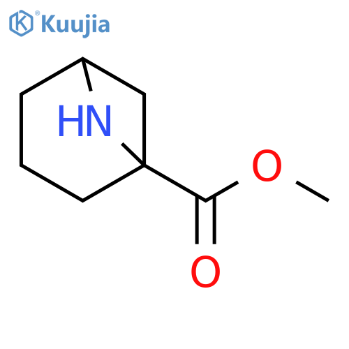 6-Aza-bicyclo[3.1.1]heptane-1-carboxylic acid methyl ester structure