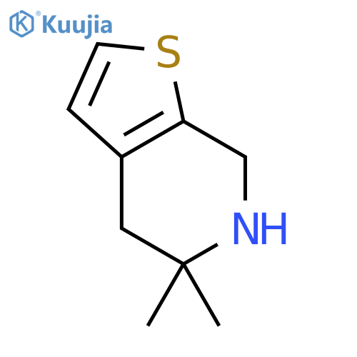 5,5-dimethyl-4H,5H,6H,7H-thieno2,3-cpyridine structure