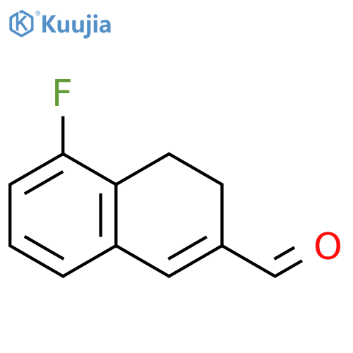 2-Naphthalenecarboxaldehyde, 5-fluoro-3,4-dihydro- structure