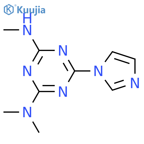 1,3,5-Triazine-2,4-diamine, 6-(1H-imidazol-1-yl)-N,N,N'-trimethyl- structure