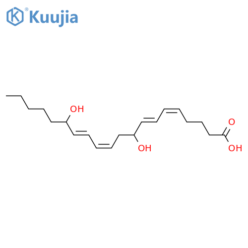 9,15-Dihydroxy-5,7,11,13-eicosatetraenoic acid; (5Z,7E,9S,11Z,13E,15ξ)-form structure