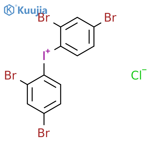 Bis(2,4-dibromophenyl)iodanium chloride structure