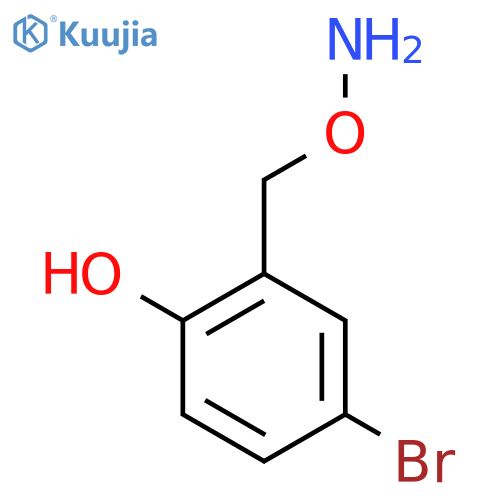 2-(aminooxy)methyl-4-bromophenol structure