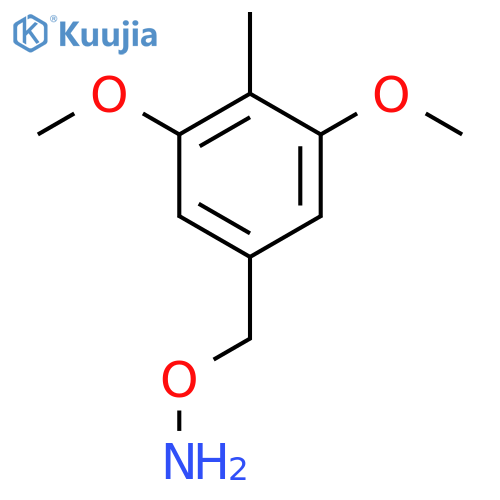 O-(3,5-dimethoxy-4-methylphenyl)methylhydroxylamine structure