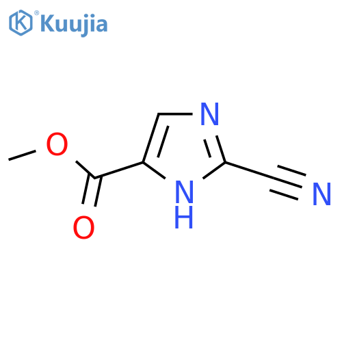 methyl 2-cyano-1H-imidazole-5-carboxylate structure