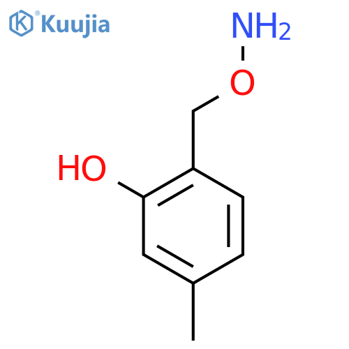 2-(aminooxy)methyl-5-methylphenol structure