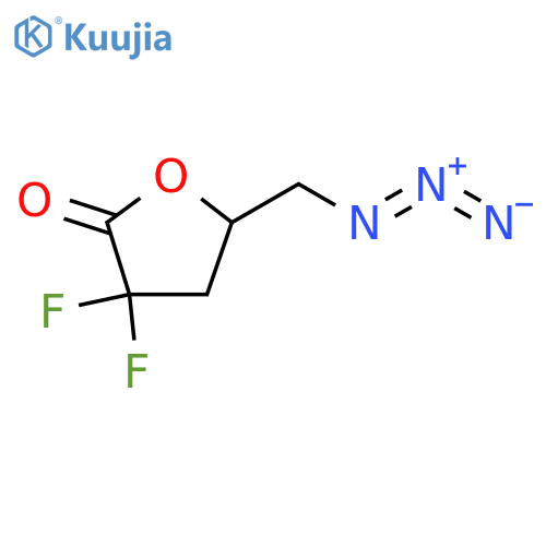5-(Azidomethyl)-3,3-difluorodihydro-2(3H)-furanone structure