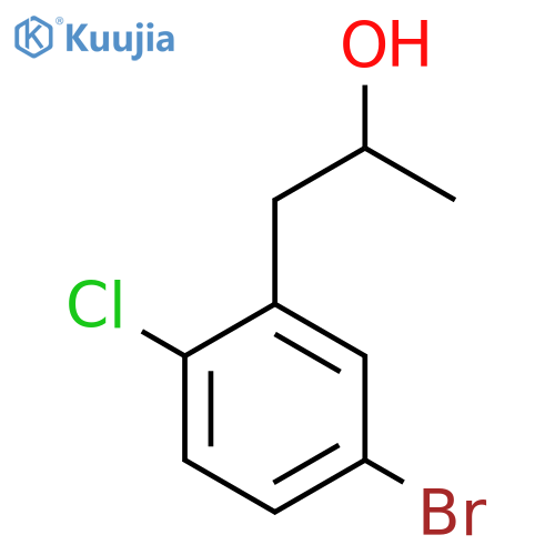 1-(5-bromo-2-chlorophenyl)propan-2-ol structure