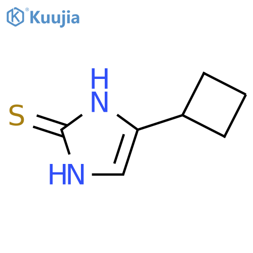 5-cyclobutyl-1H-imidazole-2-thiol structure