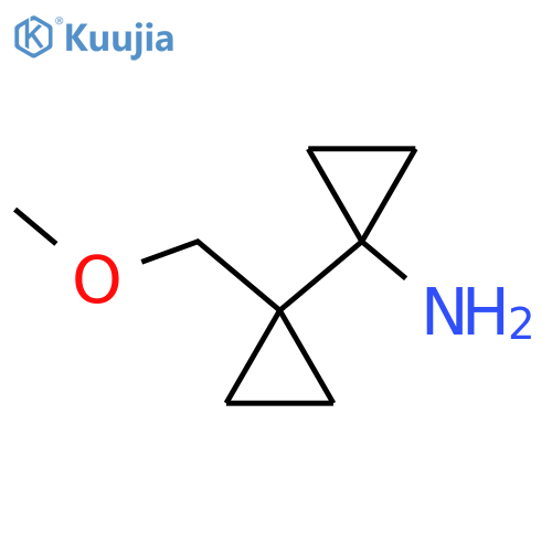 1-1-(methoxymethyl)cyclopropylcyclopropan-1-amine structure