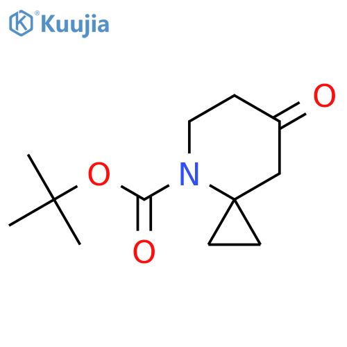 Tert-butyl 7-oxo-4-azaspiro[2.5]octane-4-carboxylate structure