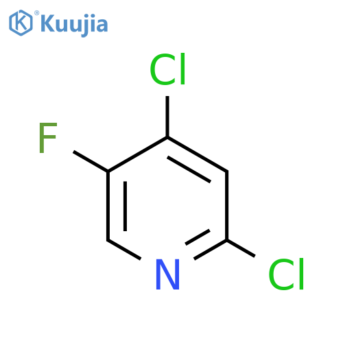 2,4-Dichloro-5-fluoropyridine structure