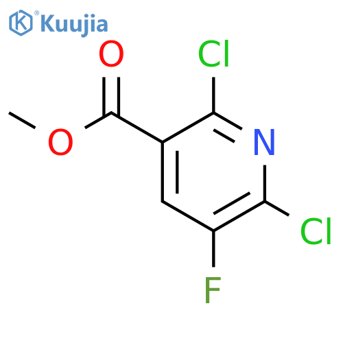 Methyl 2,6-dichloro-5-fluoronicotinate structure